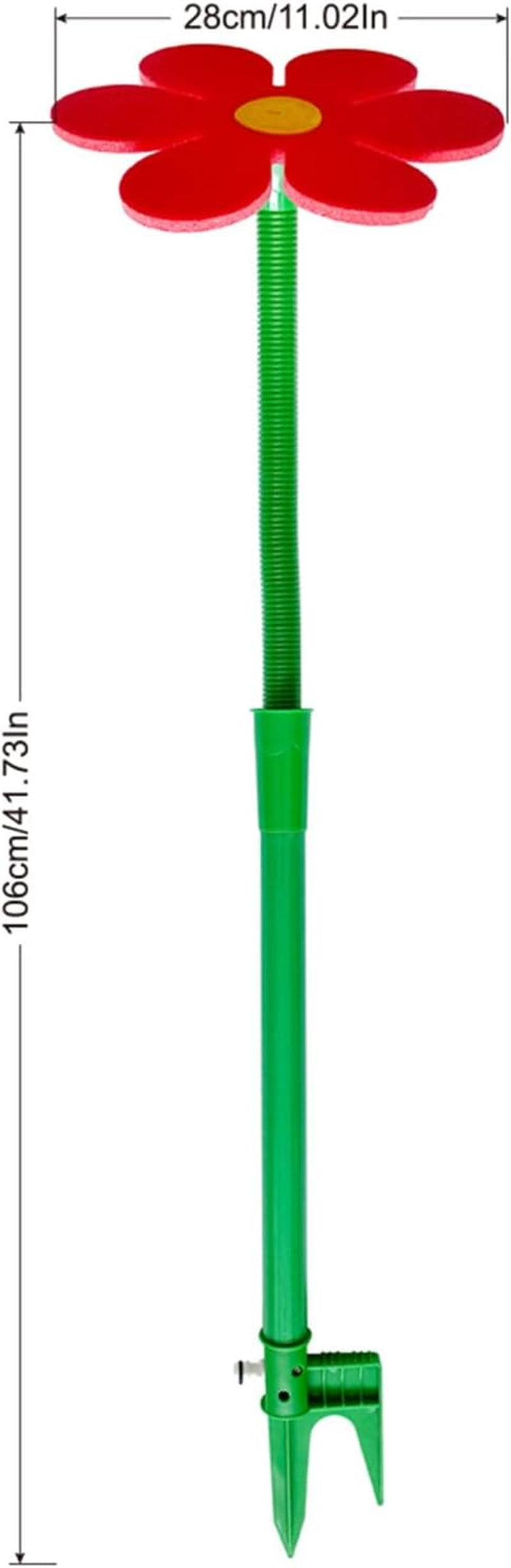 Crazy Dancing Daisy Sprinkler,Garden Sprinkler Stake with Adapter,360 Rotatable Flower Sprinklers,Lawn Watering Sprinklers Sprayer, Irrigation Tool for Yard Watering Kids Playing (A)