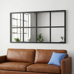 Elevate Your Space with the HD Shatterproof Wall Mirror – Modern Industrial Design for Any Room