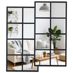 Elevate Your Space with the HD Shatterproof Wall Mirror – Modern Industrial Design for Any Room