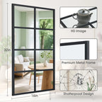 Elevate Your Space with the HD Shatterproof Wall Mirror – Modern Industrial Design for Any Room