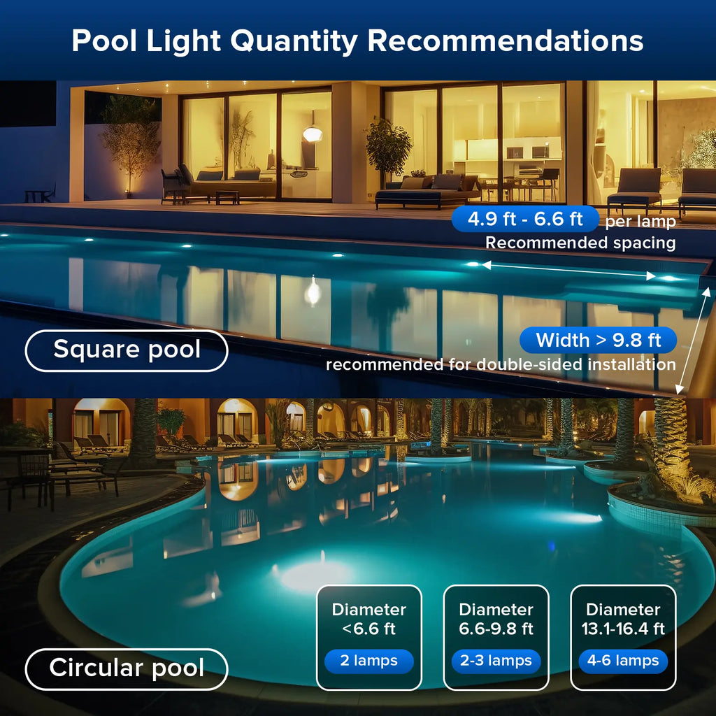 SANSI RGB Pool Lights with RF Remote & Timer – Waterproof, Battery Operated, Flash/Fade/Smooth Modes, Magnetic & Suction Installation – Portable for Showers, Pools, Outdoors – Perfect for Garden Summervibes