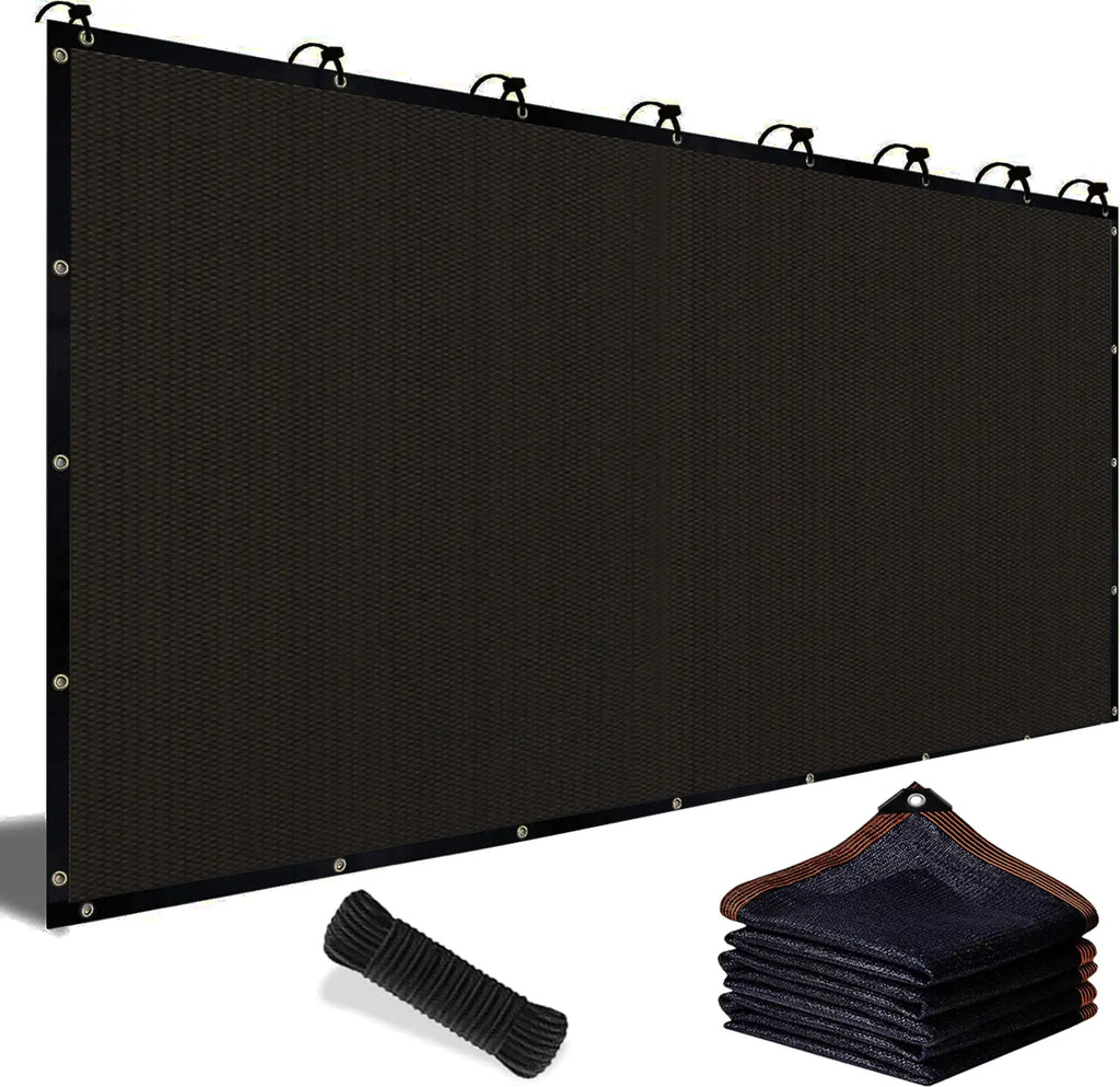 90% Blackout Cloth (Black) - 10 X 13Ft Uv-Resistant Shade Net with Reinforced Rivets, Suitable for Outdoor Adventures / Camping / Garden / Patio / Greenhouse.Mesh Shade Cloth，Father'S Day Gifts