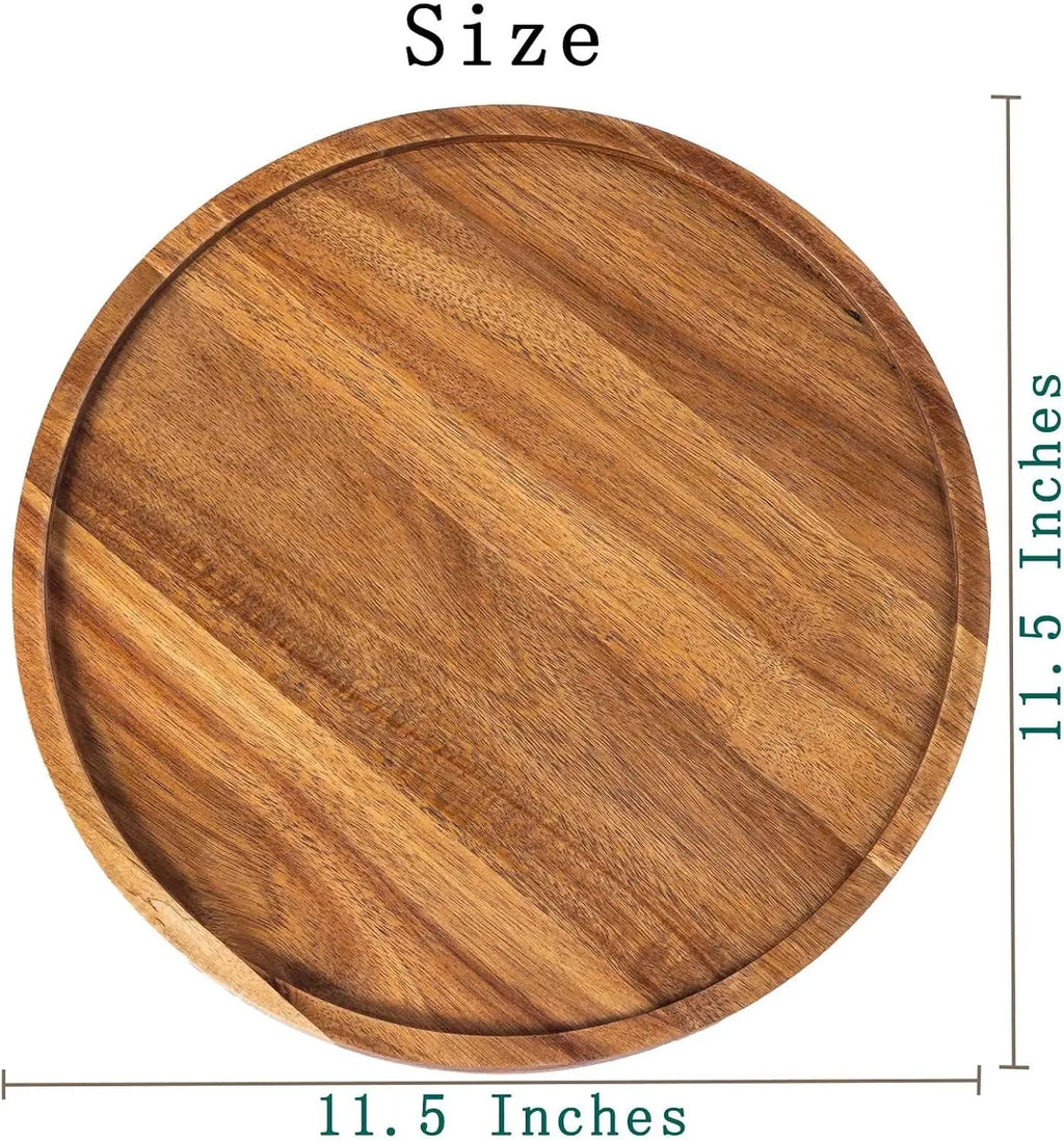 Round Candle Holder Tray